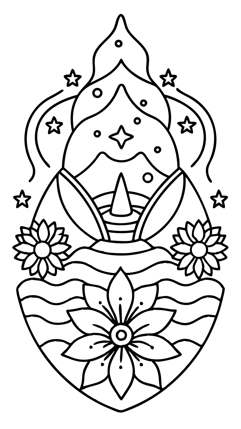 free zen coloring pages